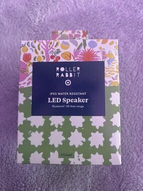 Roller rabbit water resistant LED speaker